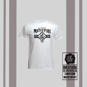 T-Shirt "Le Petit Matheysin" Version Mineur Blanc