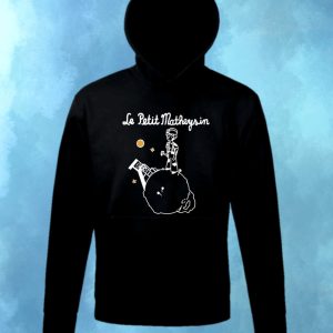 Pull à Capuche "Petit Prince" Version Mineur Noir