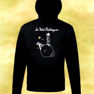 Pull à capuche "Petit Prince" Version Napoléon Noir