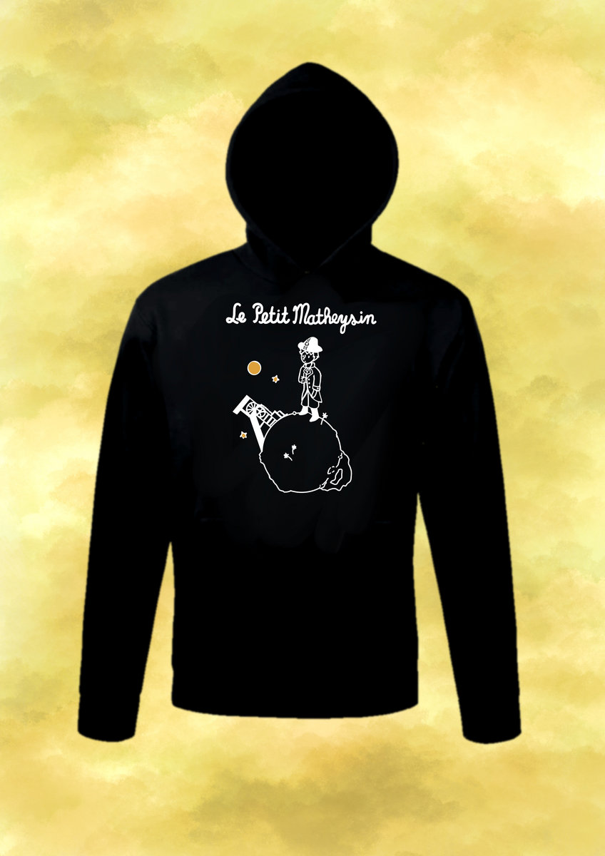 Pull à capuche "Petit Prince" Version Napoléon Noir