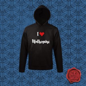 Pull à capuche "Love Matheysine" Noir