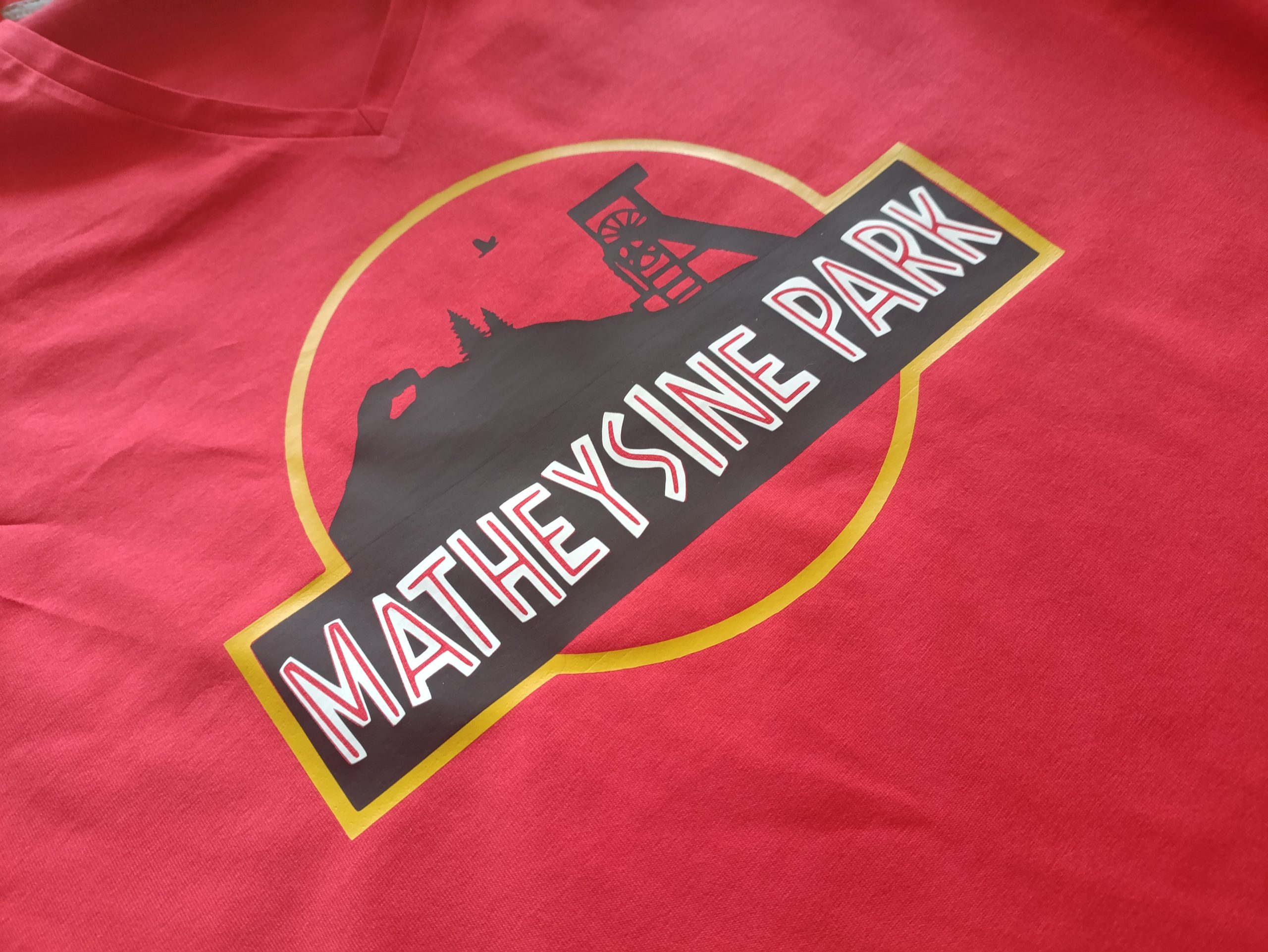 T-Shirt "Matheysine Park" Rouge – Image 2