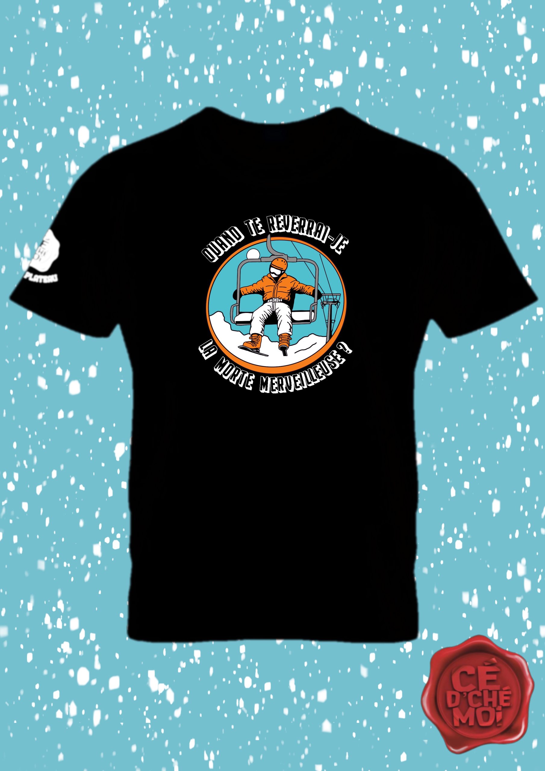T-Shirt "La Morte Merveilleuse" Noir