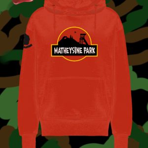 Pull à Capuche "Matheysine Park" Rouge