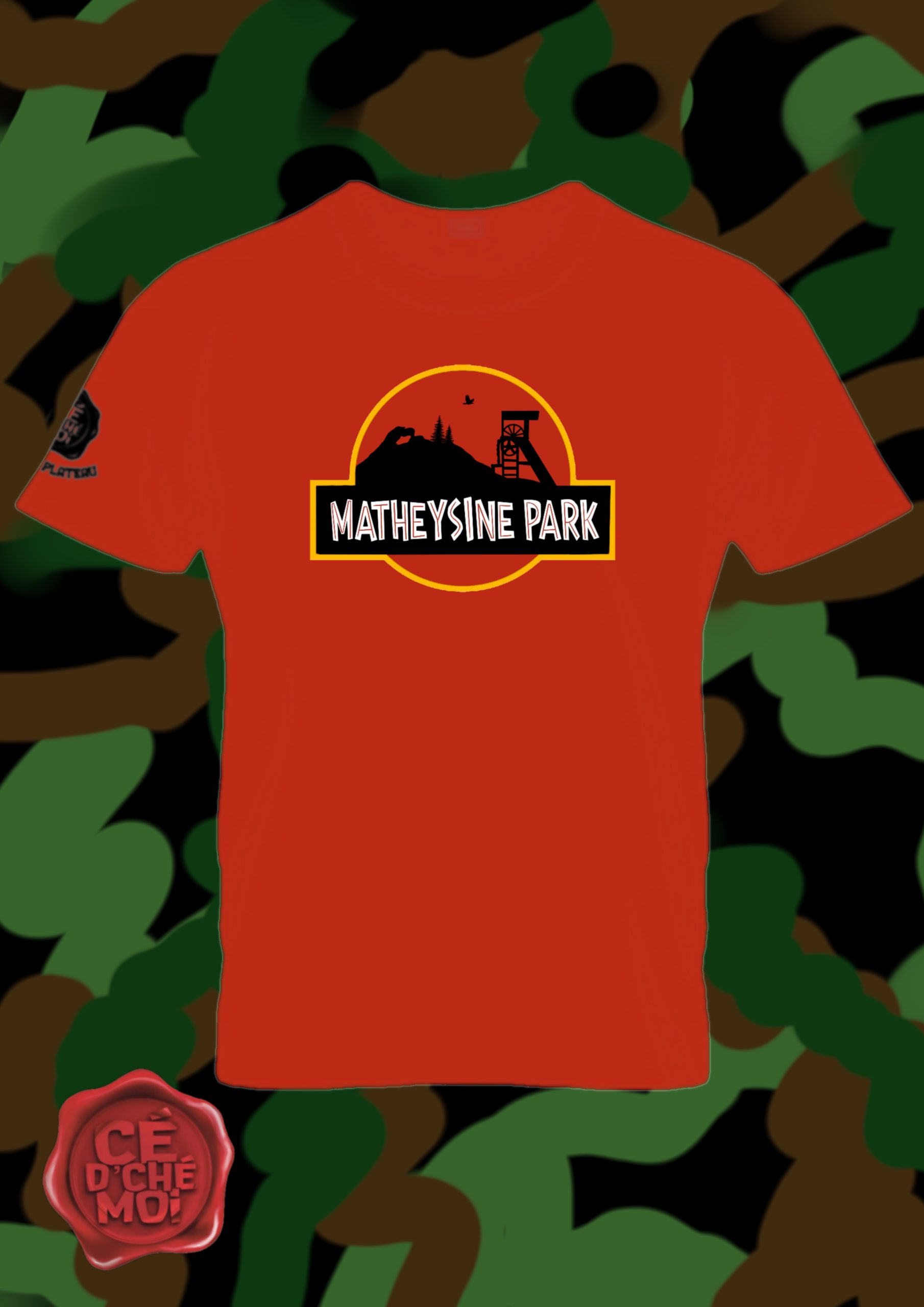 T-Shirt "Matheysine Park" Rouge