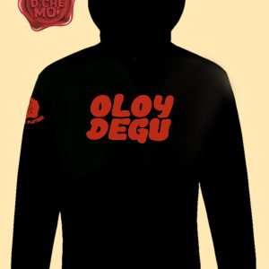 Pull à Capuche "Oloy Degu" Noir