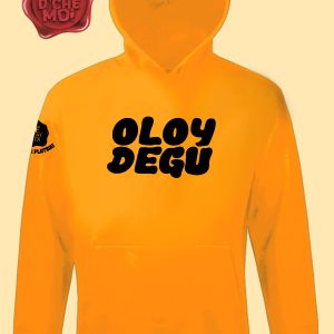 Pull à Capuche "Oloy Degu" Orange