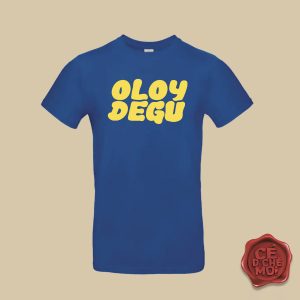 T-Shirt "Oloy Degu" Bleu