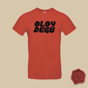 T-Shirt "Oloy Degu" Rouge