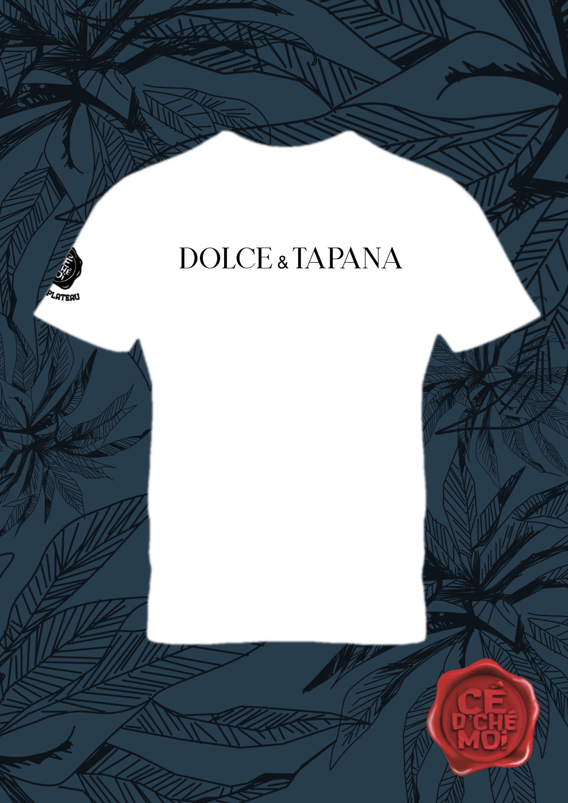 T-Shirt "Dolce & Tapana" Blanc