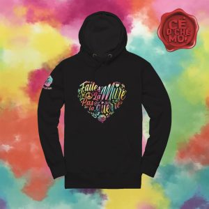 Pull à Capuche "Faites La Mure" Noir