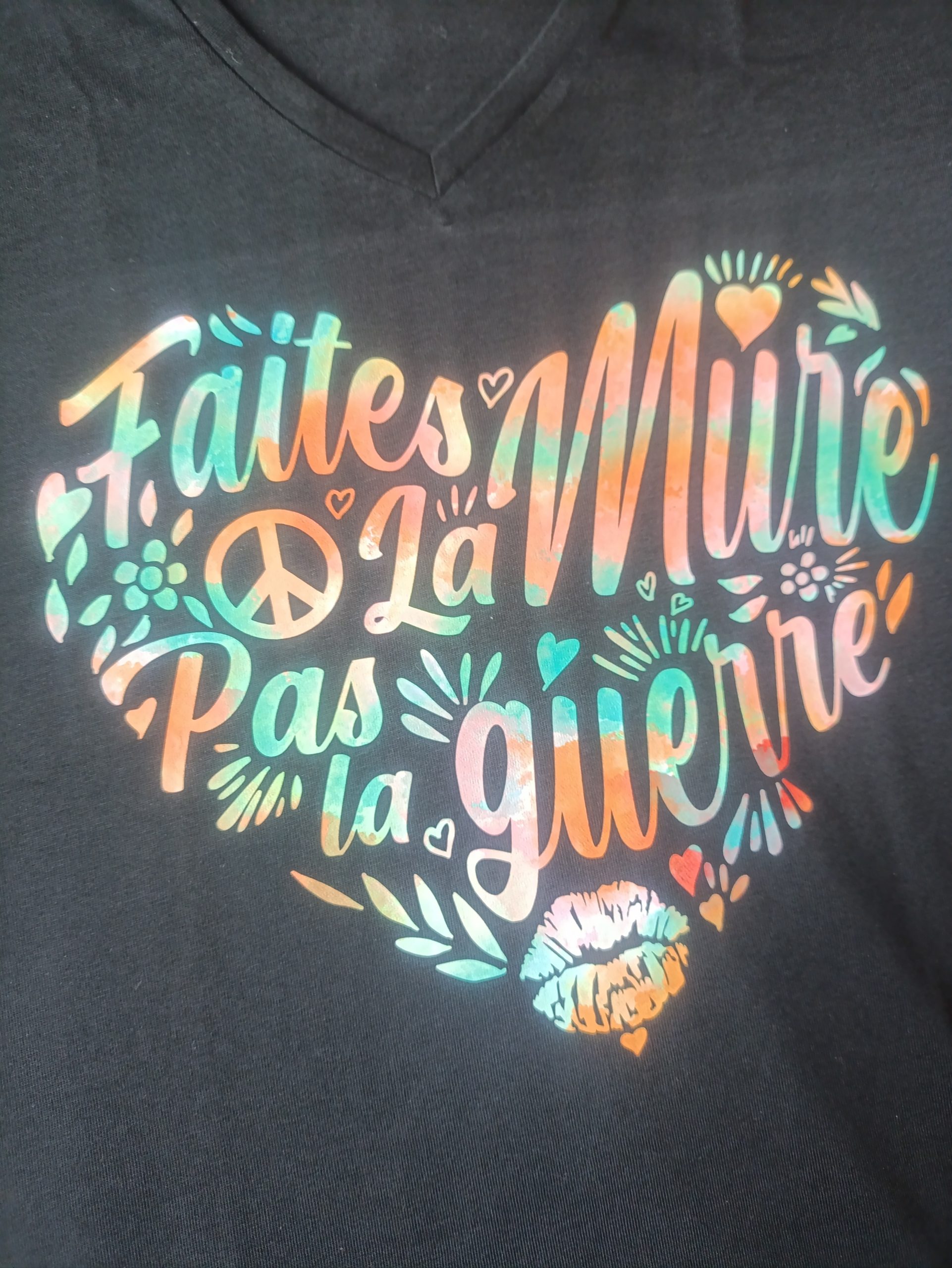 T-Shirt "Faites La Mure" Noir – Image 2