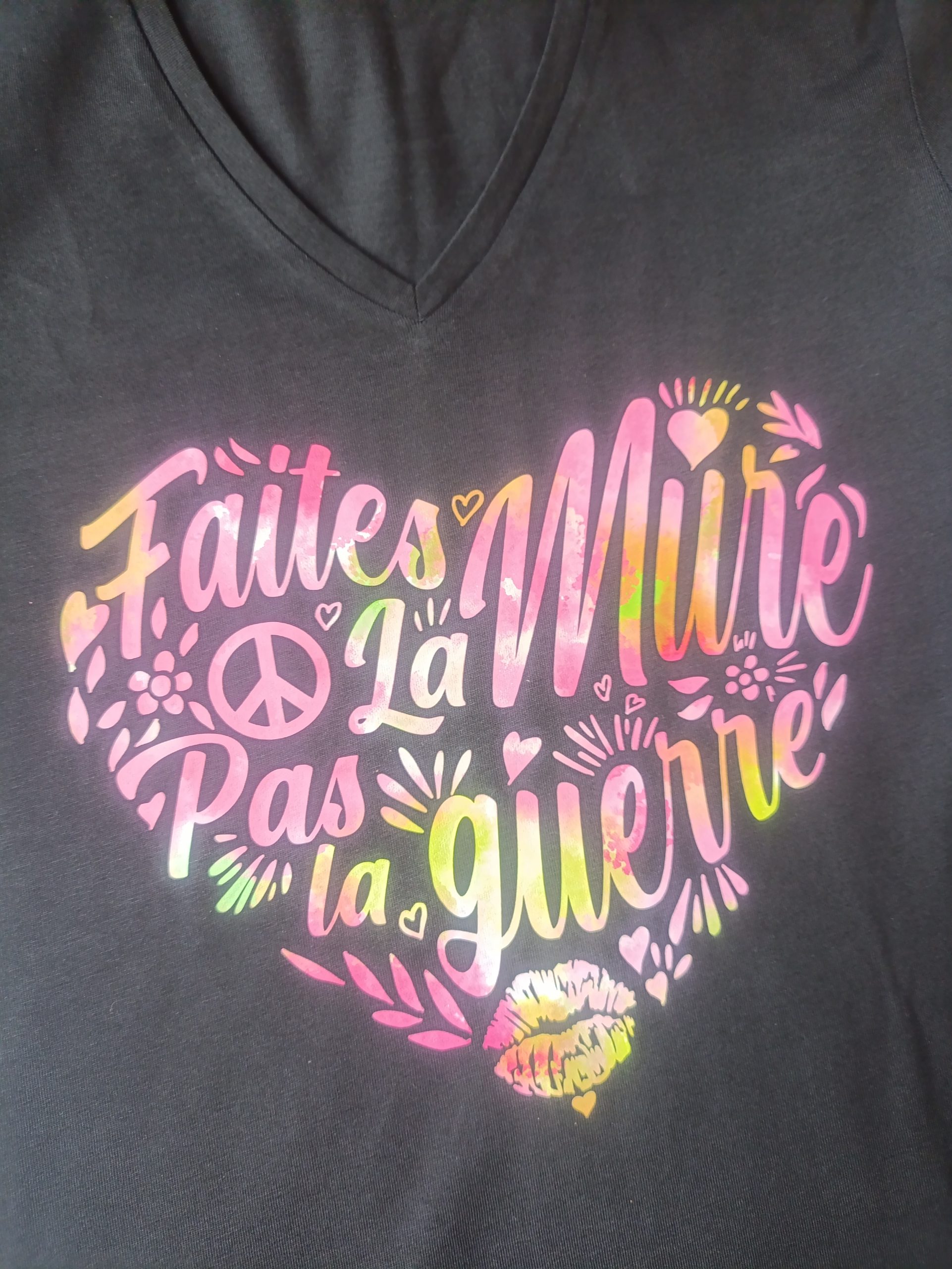 T-Shirt "Faites La Mure" Noir – Image 3