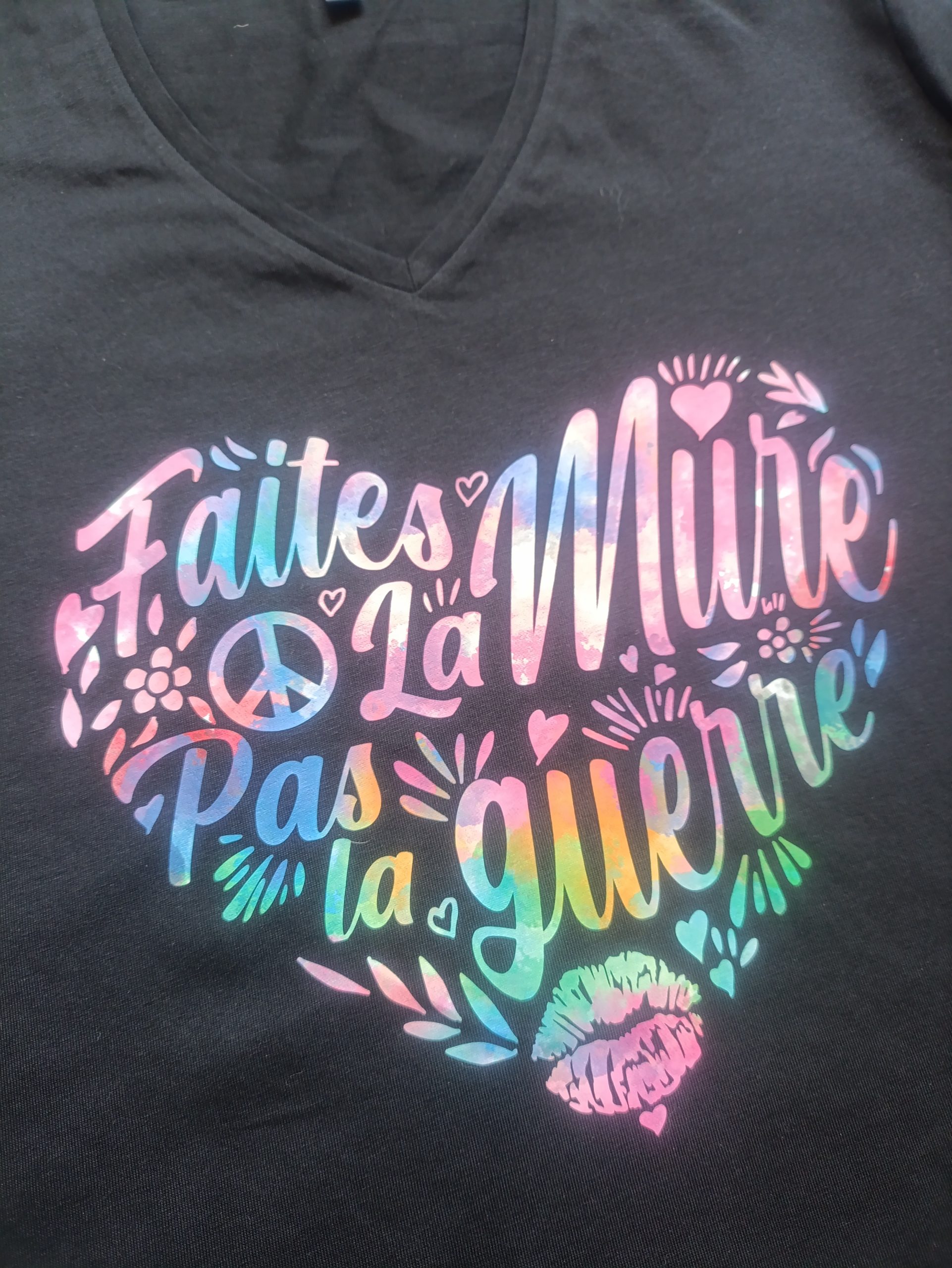 T-Shirt "Faites La Mure" Noir – Image 4
