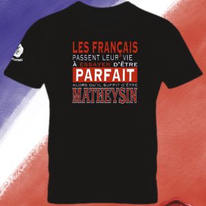 T-Shirt "Français Matheysin" Noir
