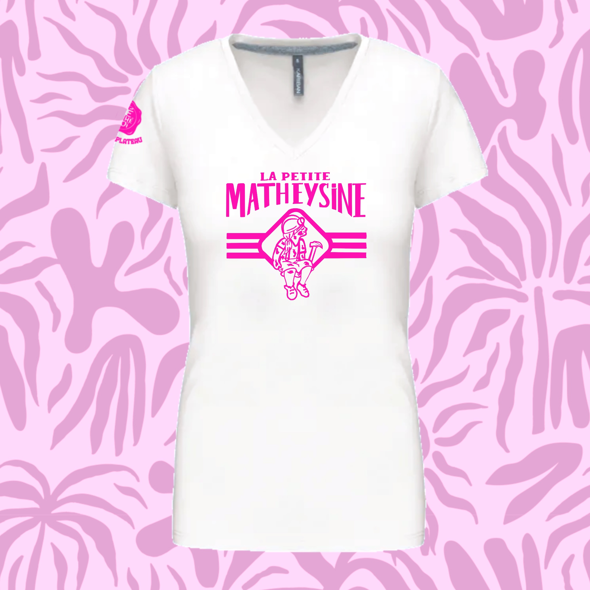T-Shirt "La Petite Matheysine" Version Blanc