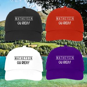 Casquette "Matheysin ou rien !"