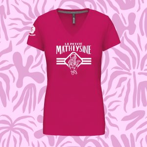 T-Shirt "La Petite Matheysine" Version Rose