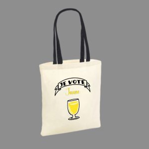 Tote Bag "Je vote Jaune"