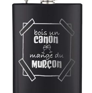 Flasque Metallique "Bois un canon"