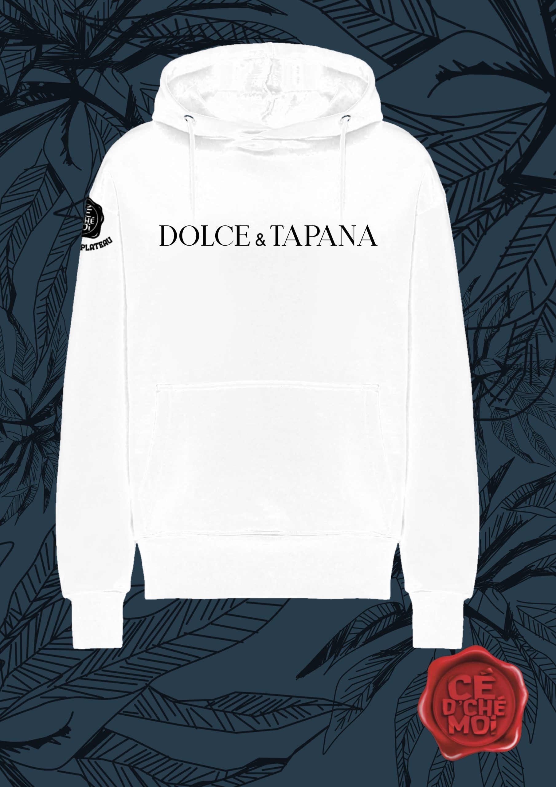 Pull à Capuche "Dolce & Tapana" Blanc