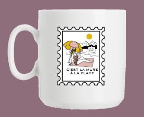 Mug "C'est La Mure à la plage"