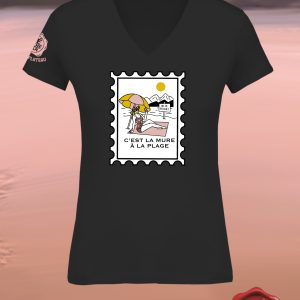 T-Shirt "La Mure à la plage" Version Noir
