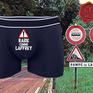 Caleçon "Raide comme Laffrey"