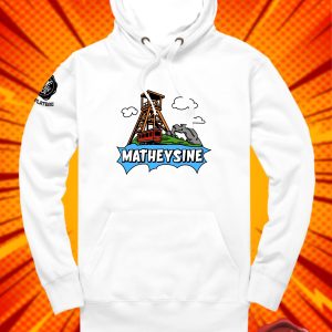 Pull à Capuche "Matheysine Comics" Blanc