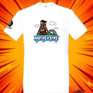 T-Shirt "Matheysine Comics" Blanc