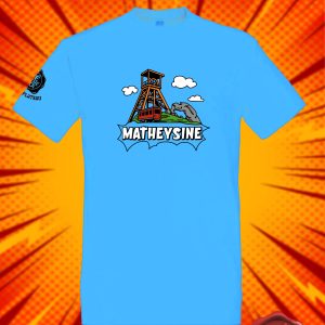 T-Shirt "Matheysine Comics" Turquoise