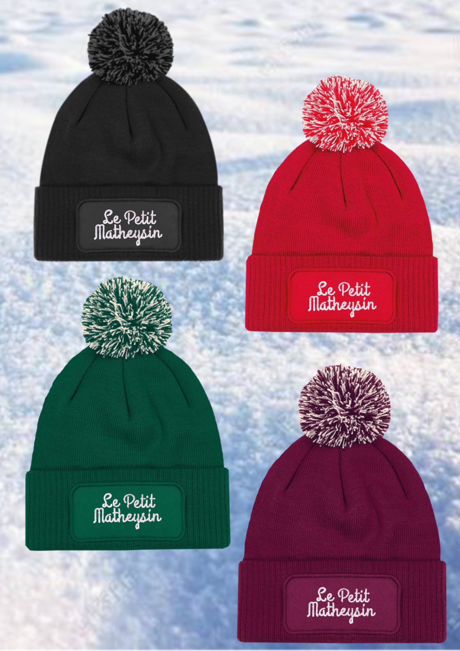 Bonnet Brodé "Le Petit Matheysin"